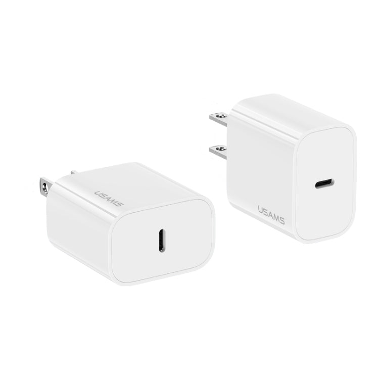 USAMS CC228 20W Fast Charging Charger Set, USB-C / Type-C to USB-C / Type-C, USB-C / Type-C to 8 Pin